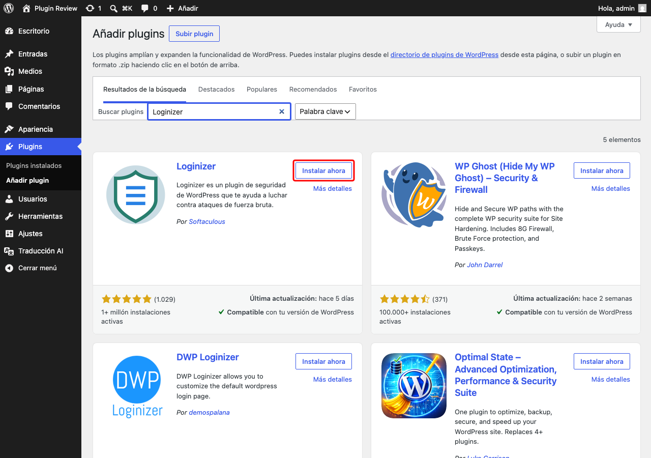 Install step 2