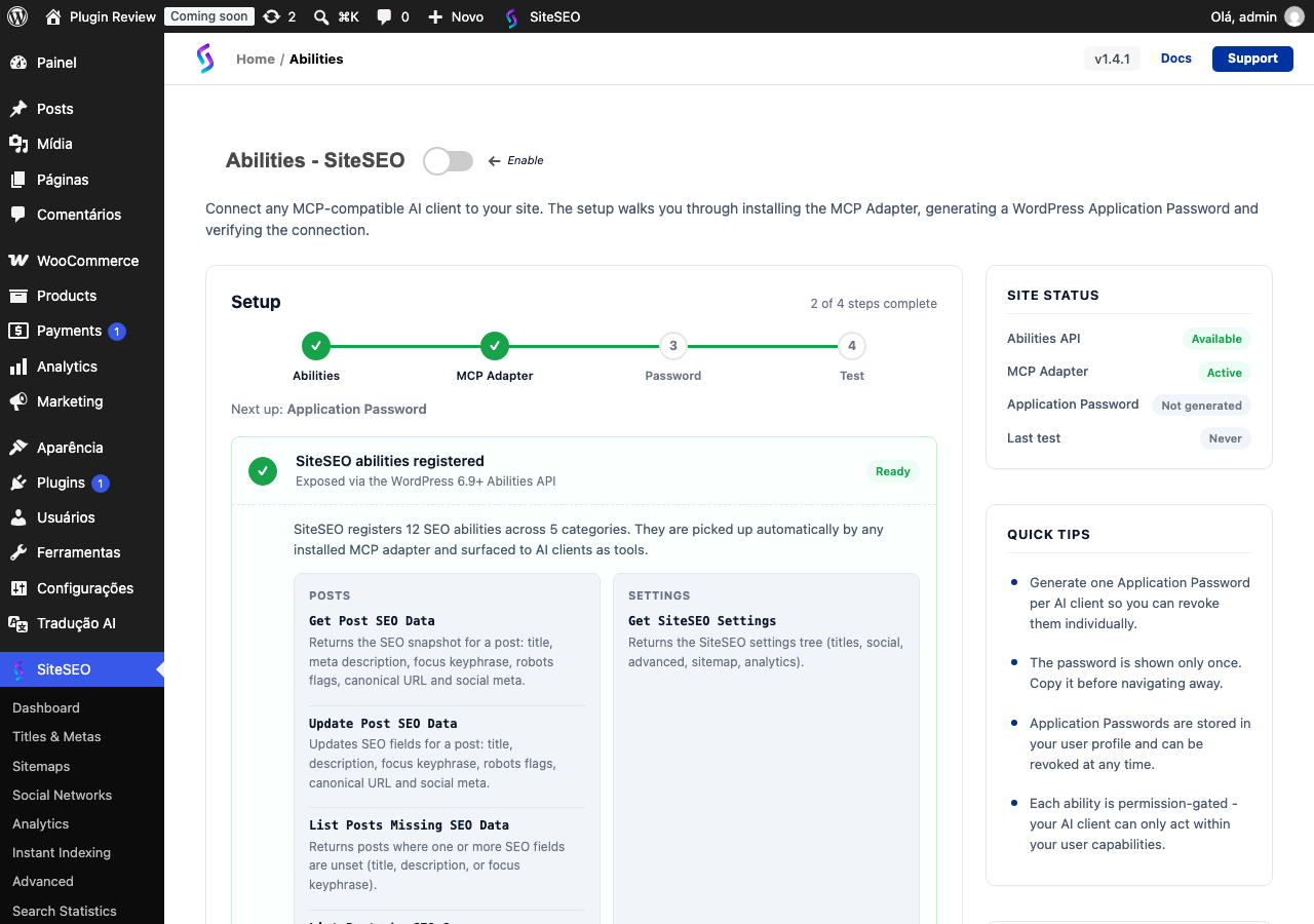 SiteSEO – SEO Simplified admin before translation (before-menu2)
